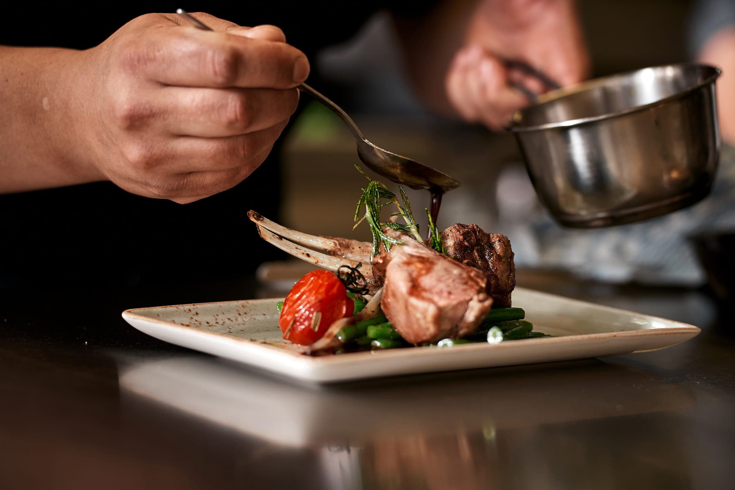 Food — Anrichten am Pass